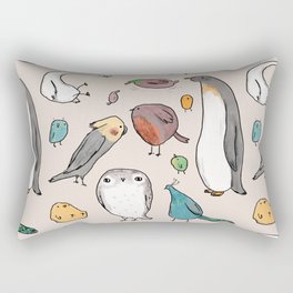 Lump Birds Rectangular Pillow