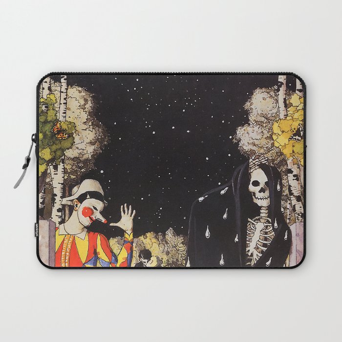 Harlequin and Death 1907 Laptop Sleeve