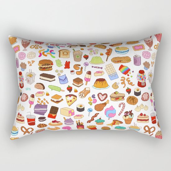 Cute food Rectangular Pillow