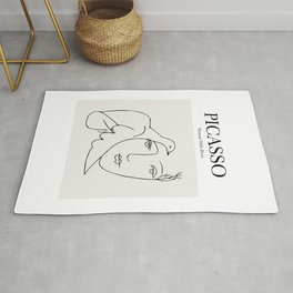 Picasso - Woman with Dove Area & Throw Rug