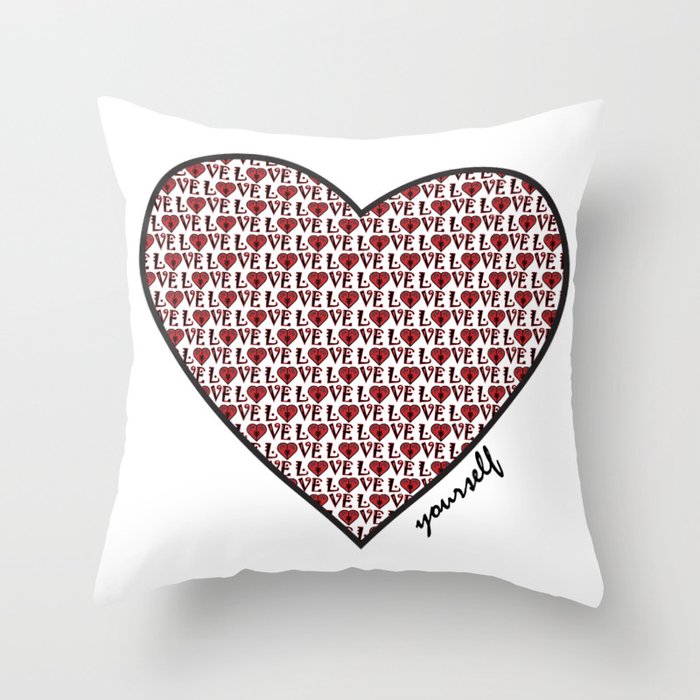 BIg Love Throw Pillow