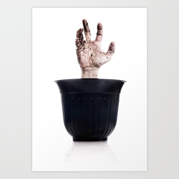 Plant Vs. Zombie Art Print