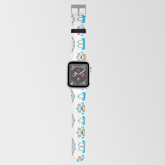 Italian,Sicilian art,majolica pattern  Apple Watch Band