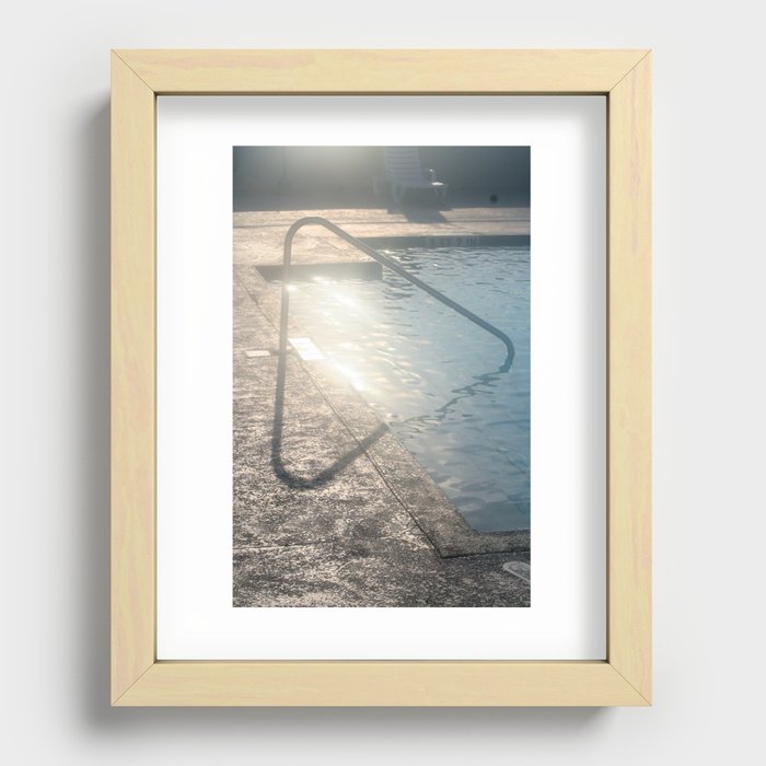 Sunlight in the Pool Recessed Framed Print