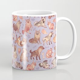 Hyenas in lavender Coffee Mug