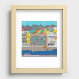 One day in the city - We do the squads? Recessed Framed Print