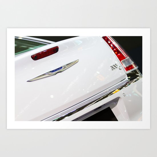 Chrysler 300C Back Light and Logo Art Print