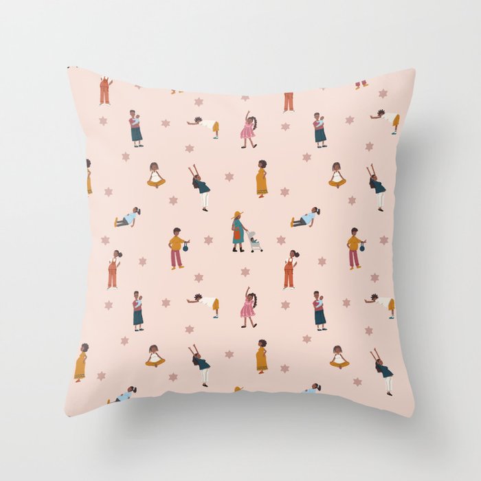 Cute Mamas Throw Pillow