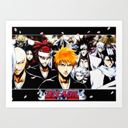 Bleach Anime Art Prints For Any Decor Style Society6 Printed on 100% cotton watercolour textured paper, art prints would be at home in any gallery. bleach anime art prints for any decor
