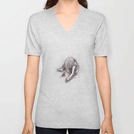 Ruby and the Rat V Neck T Shirt