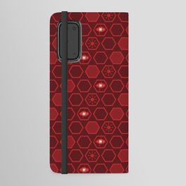 65 MCMLXV Cosplay Scarlet Red Hexagon Chaos Pattern Android Wallet Case