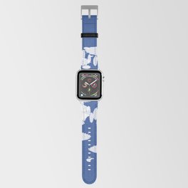 Abstract Splash Navy Blue Apple Watch Band