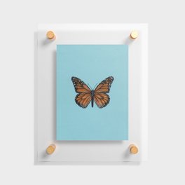 Monarch Butterfly Painting Floating Acrylic Print