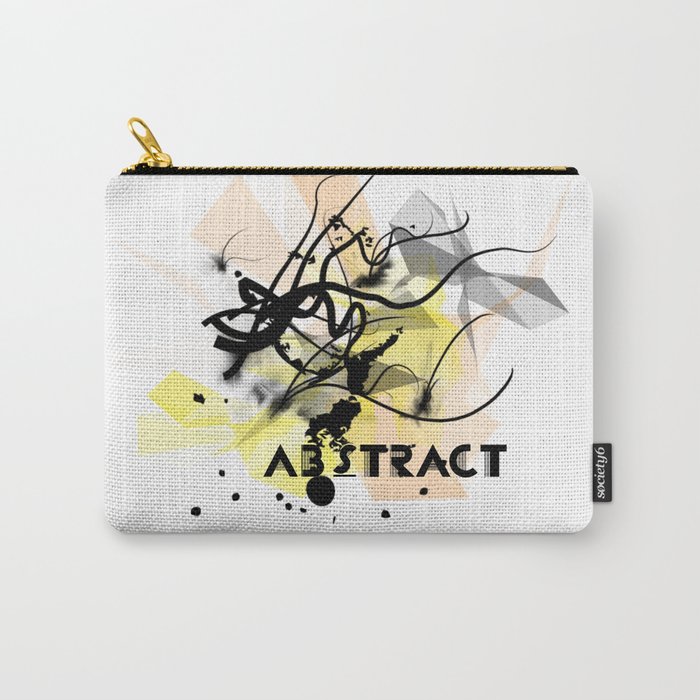 Abstract Carry-All Pouch