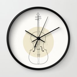 Cello II Wall Clock
