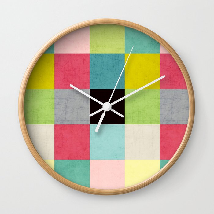 color block II Wall Clock