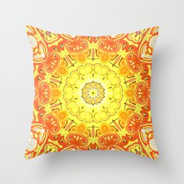 Star Flower of Symmetry 64 Throw Pillow