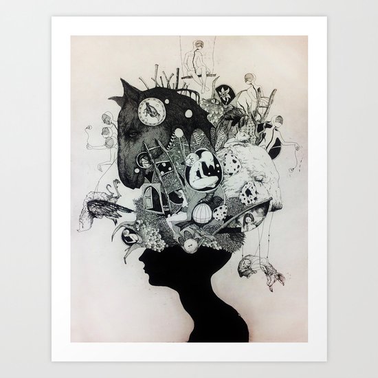 Thoughts Art Print