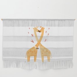 Giraffes in Love - A Valentine's Day Wall Hanging