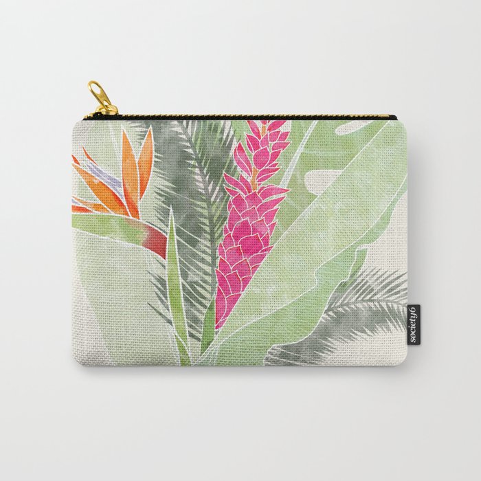 Tropical Bouquet  Carry-All Pouch