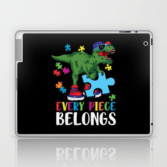 Every Piece Belongs Autism Awareness Laptop & iPad Skin
