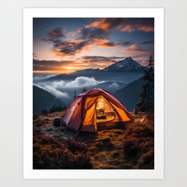 Discovering the Majestic Beauty of Nature Art Print