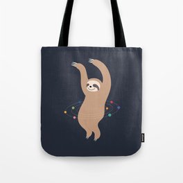 Sloth Galaxy Tote Bag