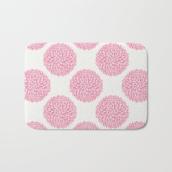 Petal Burst #10 Circles Bath Mat