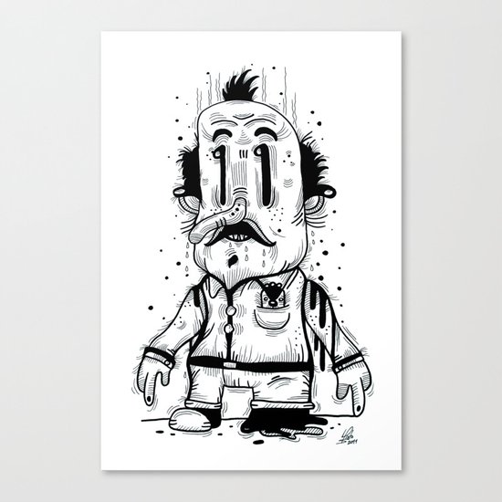 Stinky Man Canvas Print