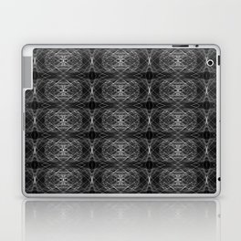 Liquid Light Series 7 ~ Grey Abstract Fractal Pattern Laptop Skin