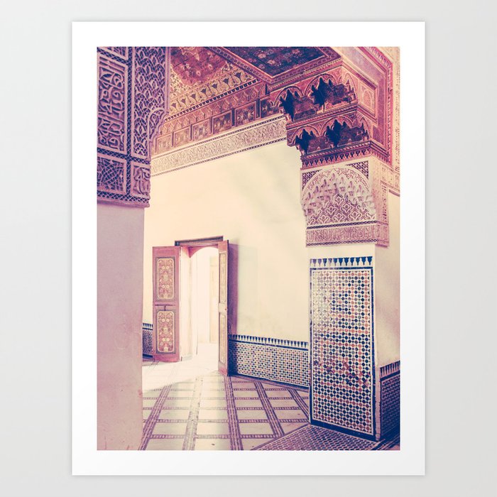 Light Streams in Marrakech Fine Art Print Art Print