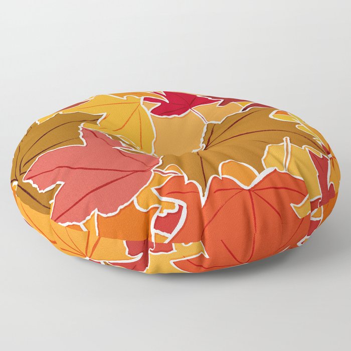 Autumn Leaves Floor Pillow
