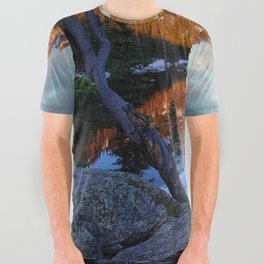 Dawn at Dream Lake All Over Graphic Tee