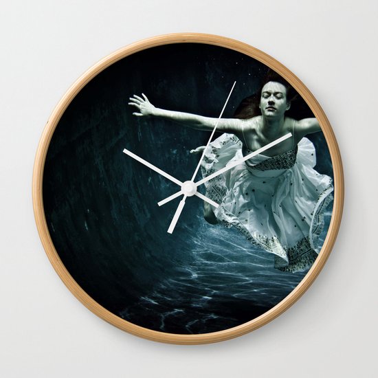 abyss of the disheartened : girl I Wall Clock
