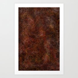 I Dieci Mondi (9.Bodhisattva) Art Print | Terra, Abstract, Digital, Painting, Brown 