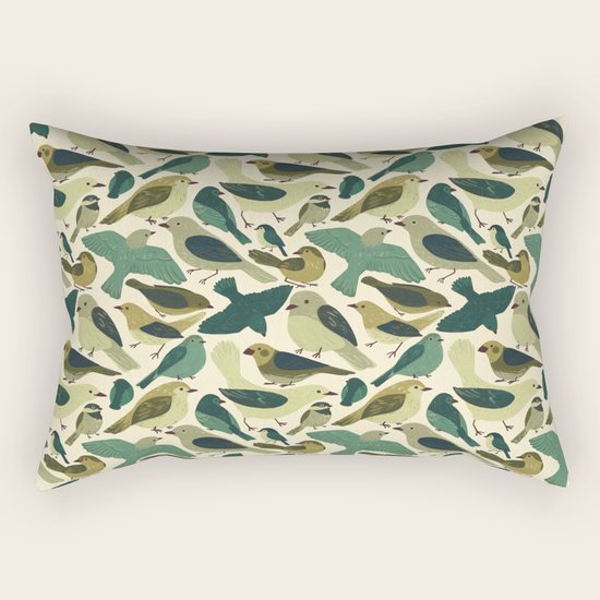 Birds Rectangular Pillow