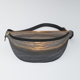 Sunset Glow :: Pacific Ocean Squared Fanny Pack