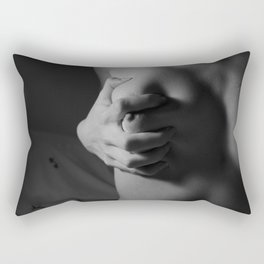 Black & White Nude Rectangular Pillow