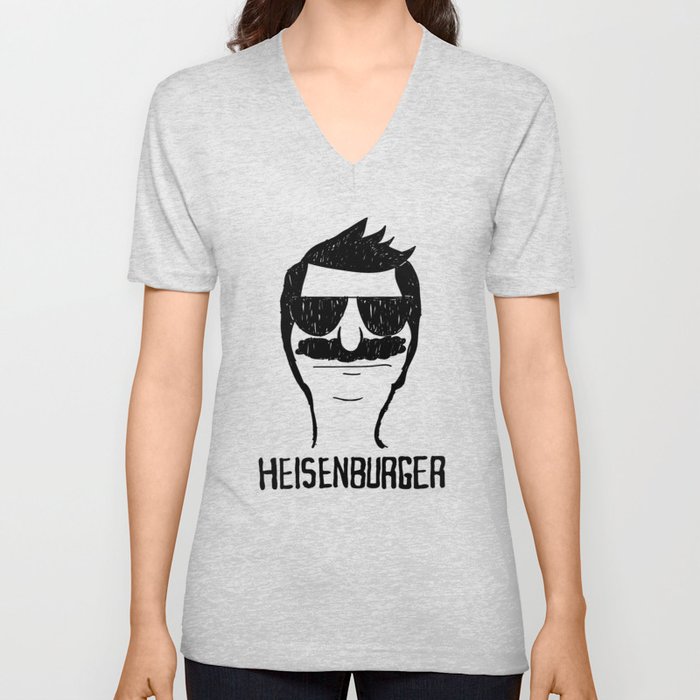 Breaking Bob - Heisenburger V Neck T Shirt