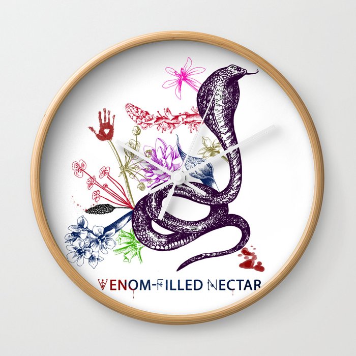 Venom Filled Nectar Wall Clock