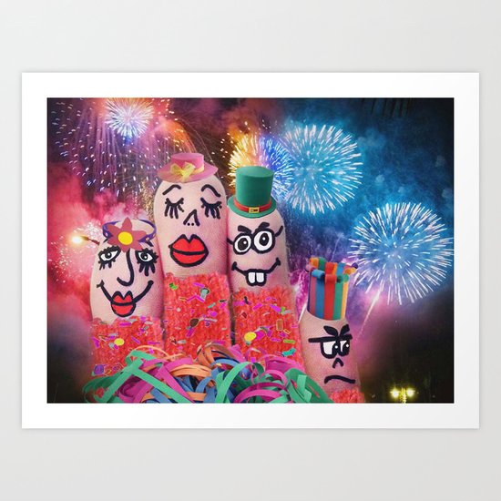 Happy Holidays! Art Print