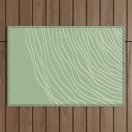 Layers 3 green Outdoor Rug