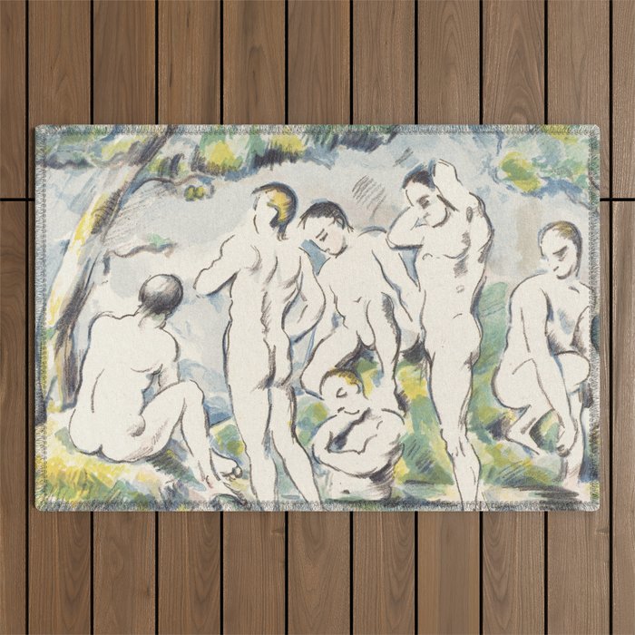 The Bathers Outdoor Rug