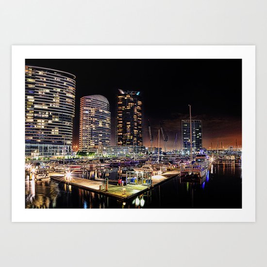 Docklands Art Print