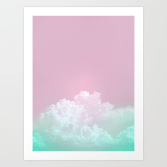 Dreamy Candy Sky Art Print