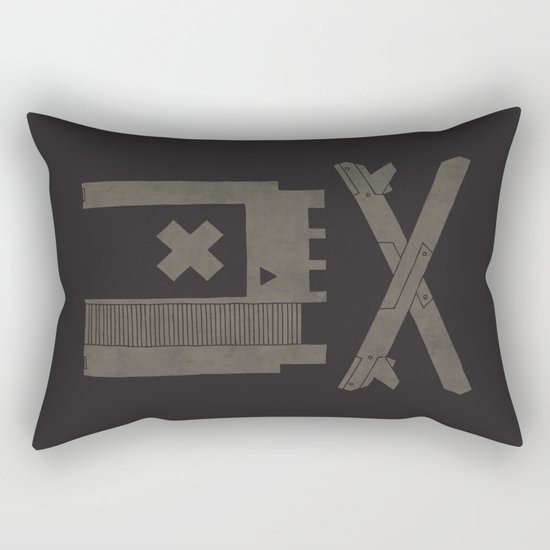 Nes Skull Rectangular Pillow
