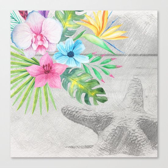Tropical Beach #2 Canvas Print