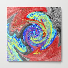 Spiral Swirl Abstract Art / GFTswirl033 Metal Print | Art, Wind, Digital, Color, Storm, Graphicdesign, Spiral, Moving, Radar, Spin 