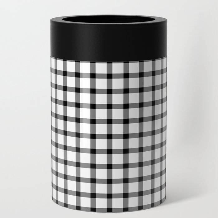 Classic Gingham Black and White - 01 Can Cooler