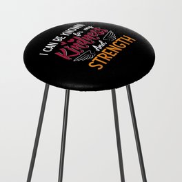 Mental Health Kindness And Strength Anxie Anxiety Counter Stool